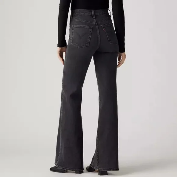 Levi's Ribcage Bell Cut And Dry No Dest Sz 27 Nwt - Picture 2 of 14